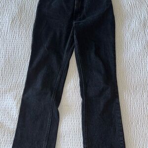 Abercrombie & Fitch Black Straight Leg Jeans